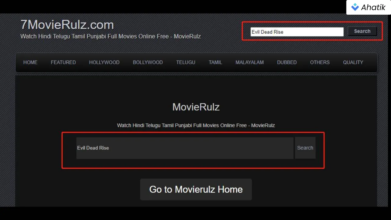 Search Film in 7Movierulz - Ahatik.com